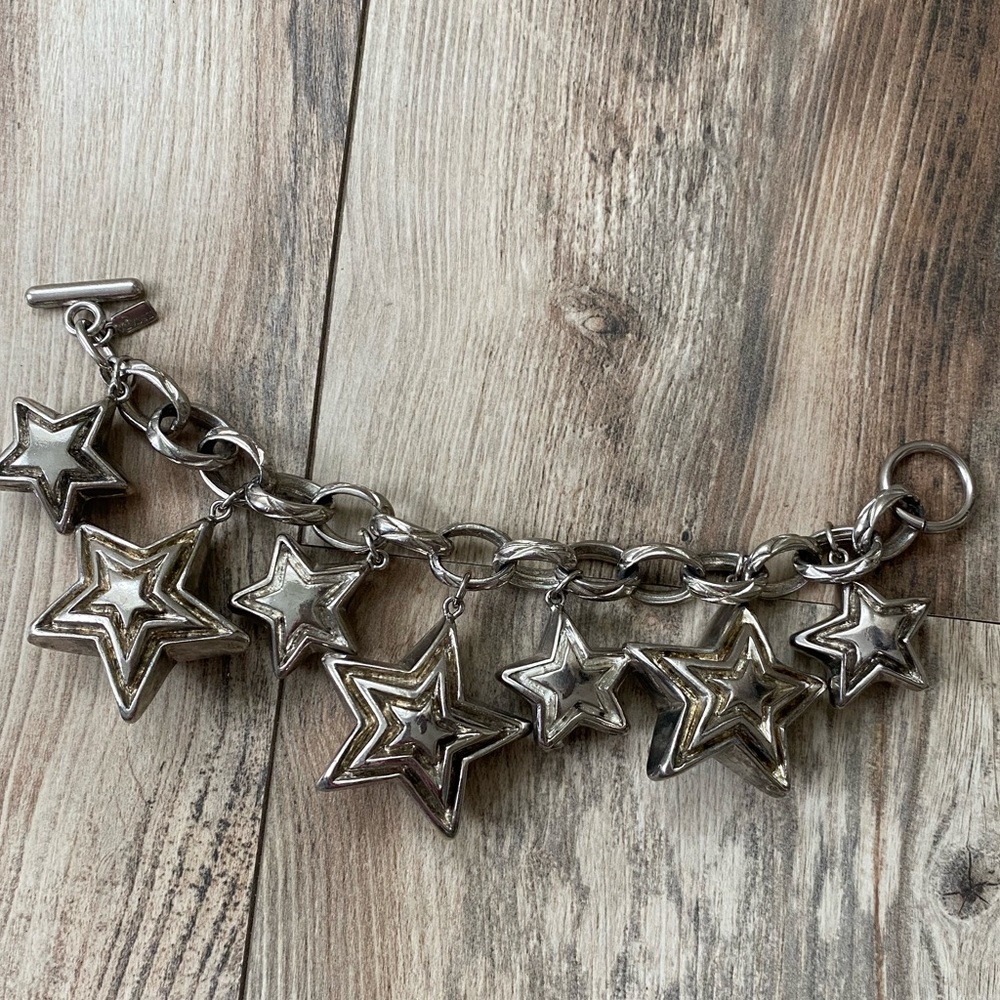 ESCADA Rare Vintage Bangle Bracelet with Stars.